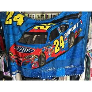 Fleece NASCAR #24 Jeff Gordon Throw Blanket Twin Size